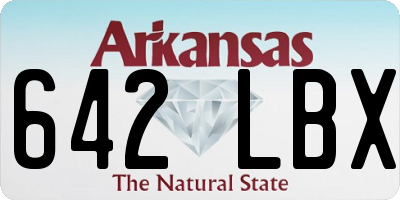 AR license plate 642LBX