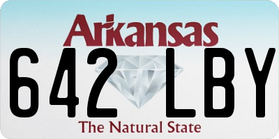 AR license plate 642LBY