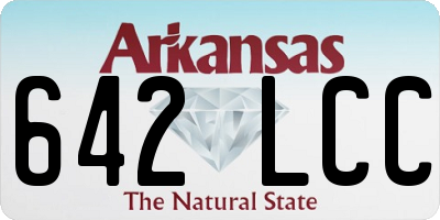 AR license plate 642LCC
