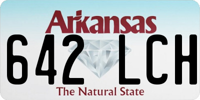 AR license plate 642LCH