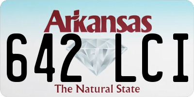 AR license plate 642LCI