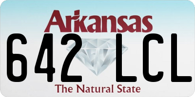 AR license plate 642LCL