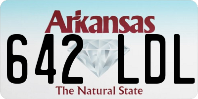 AR license plate 642LDL