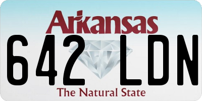 AR license plate 642LDN
