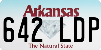 AR license plate 642LDP