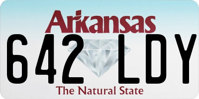 AR license plate 642LDY