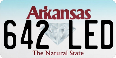AR license plate 642LED