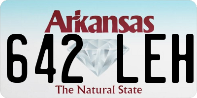 AR license plate 642LEH