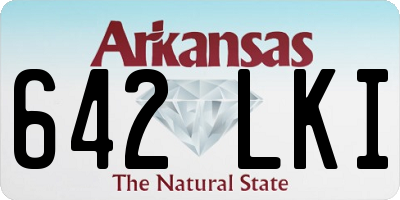 AR license plate 642LKI