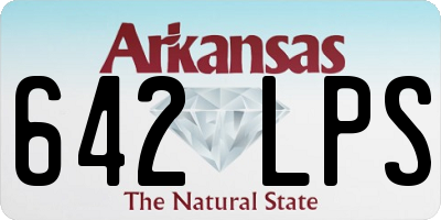 AR license plate 642LPS