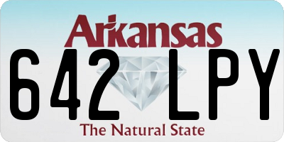 AR license plate 642LPY