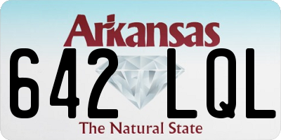 AR license plate 642LQL