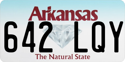 AR license plate 642LQY
