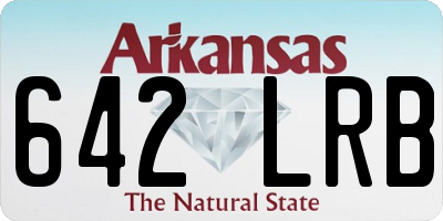 AR license plate 642LRB
