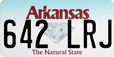 AR license plate 642LRJ
