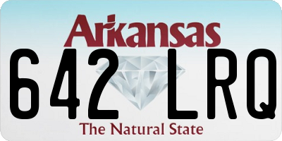 AR license plate 642LRQ