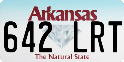 AR license plate 642LRT