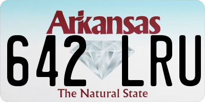 AR license plate 642LRU