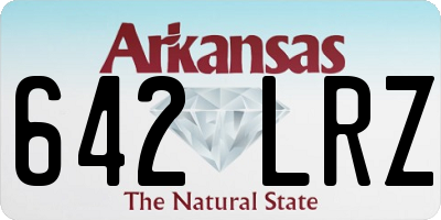 AR license plate 642LRZ