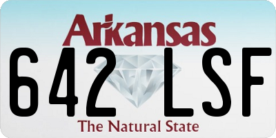 AR license plate 642LSF