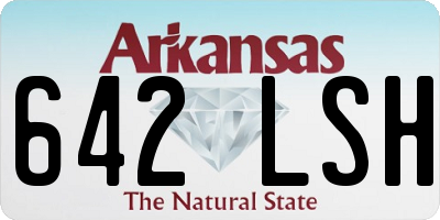 AR license plate 642LSH