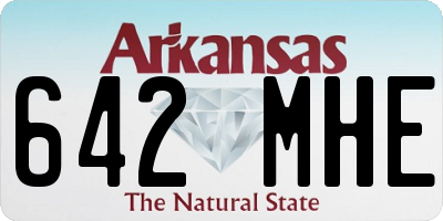 AR license plate 642MHE