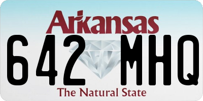 AR license plate 642MHQ