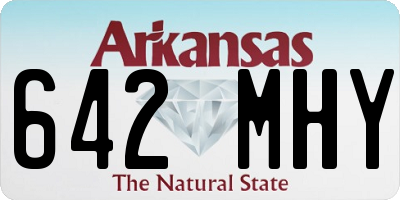 AR license plate 642MHY