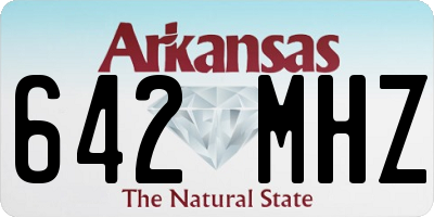 AR license plate 642MHZ