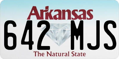 AR license plate 642MJS