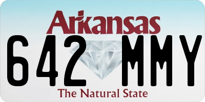 AR license plate 642MMY