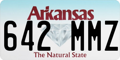 AR license plate 642MMZ