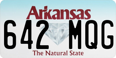 AR license plate 642MQG