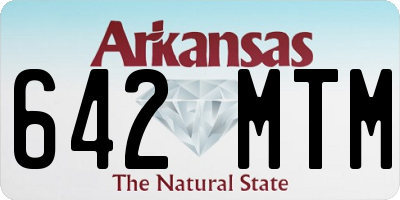 AR license plate 642MTM