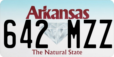 AR license plate 642MZZ