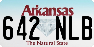 AR license plate 642NLB