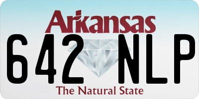 AR license plate 642NLP