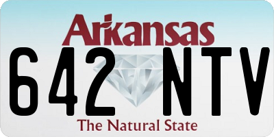 AR license plate 642NTV