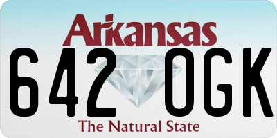 AR license plate 642OGK