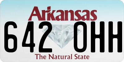 AR license plate 642OHH