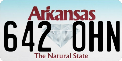 AR license plate 642OHN