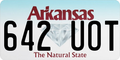 AR license plate 642UOT