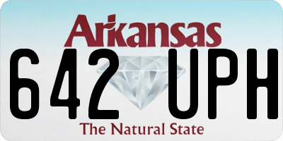 AR license plate 642UPH