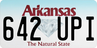AR license plate 642UPI