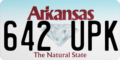 AR license plate 642UPK