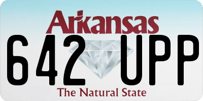 AR license plate 642UPP