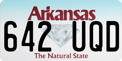 AR license plate 642UQD