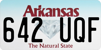 AR license plate 642UQF