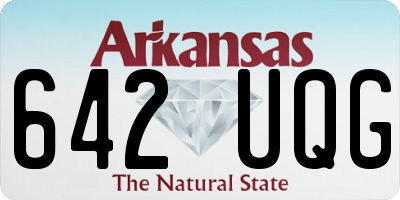 AR license plate 642UQG