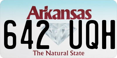 AR license plate 642UQH